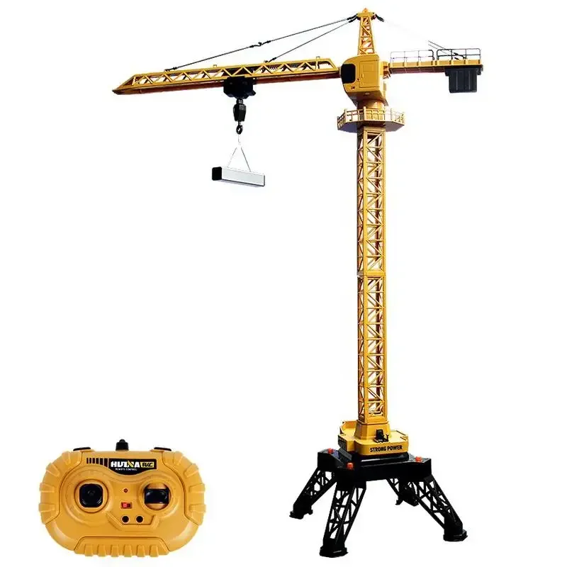 Huina 1585 1/14 twelve channel semi-alloy remote control tower crane model Large engineering Construction rc car toys for kid