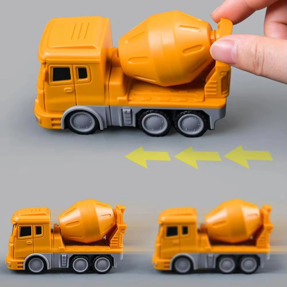 Innsfash Magnetic Transform Engineering Car Assembled Toys Toddlers Robot Toy Outdoor Construction Vehicles Building Blocks Toys