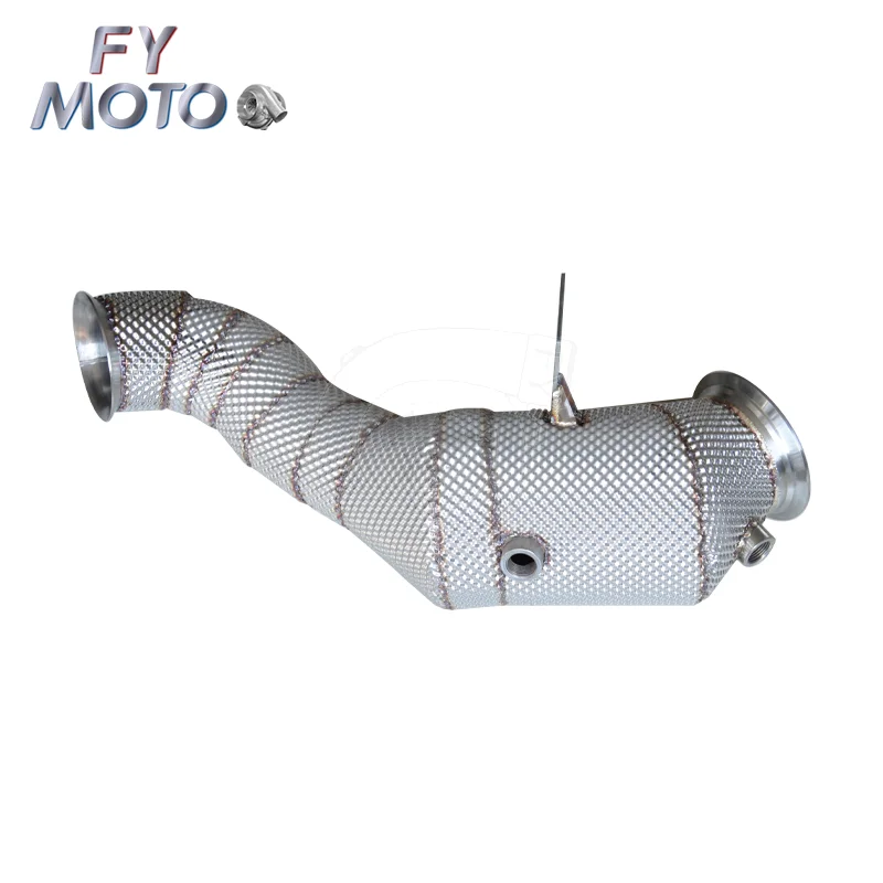 For Mercedes M274 W212 W205 C180 C200 C300 W213 E200 E260 E300 GLK260 2015+ Downpipe LHD with heat shield