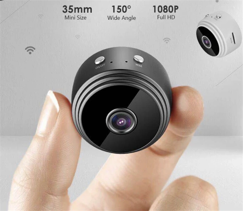  Лидер продаж на Amazon простая установка 1080*720P шпионская Скрытая портативная Wi-Fi камера внутренняя мини-камера