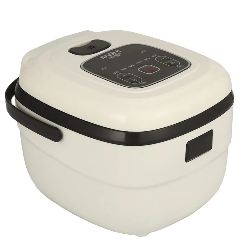 
2.5L White Cute Mini Portable Electric Multi Smart Small Travel Home Household Rice cooker 220V 400w JWS-666 