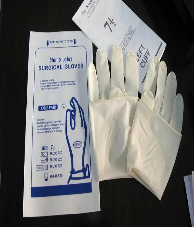 
sterile latex surgical gloves 