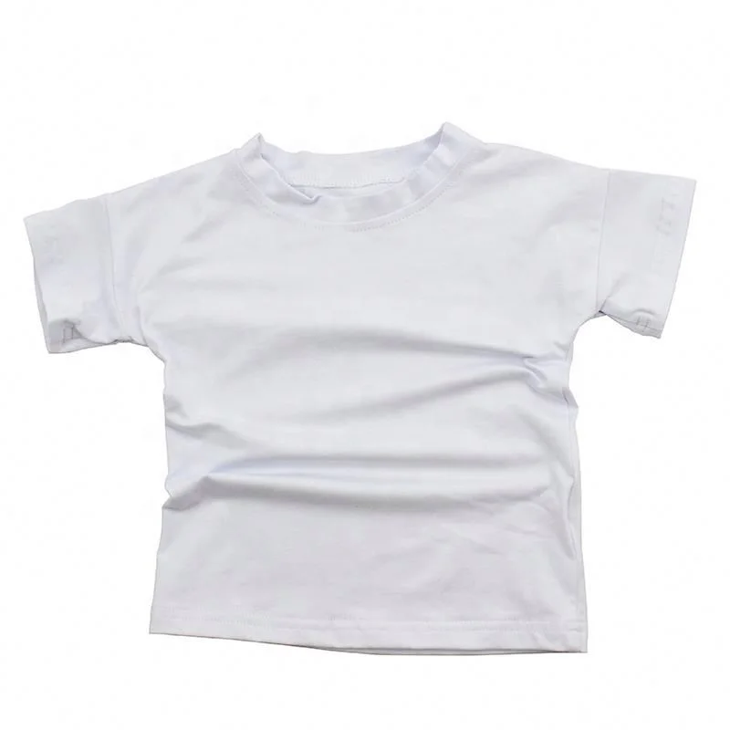 
Wholesale Price Baby T-Shirts Plain Classic Organic Cotton Daily Baby Shirts 