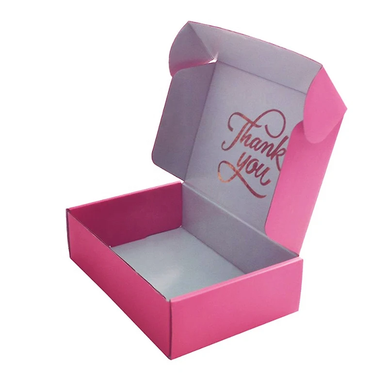 Factory Custom Logo Purple Corrugated Box Hair Bundle Mailer Box Packaging With Satin For Bikini Cups Drug Bottle Jar Food