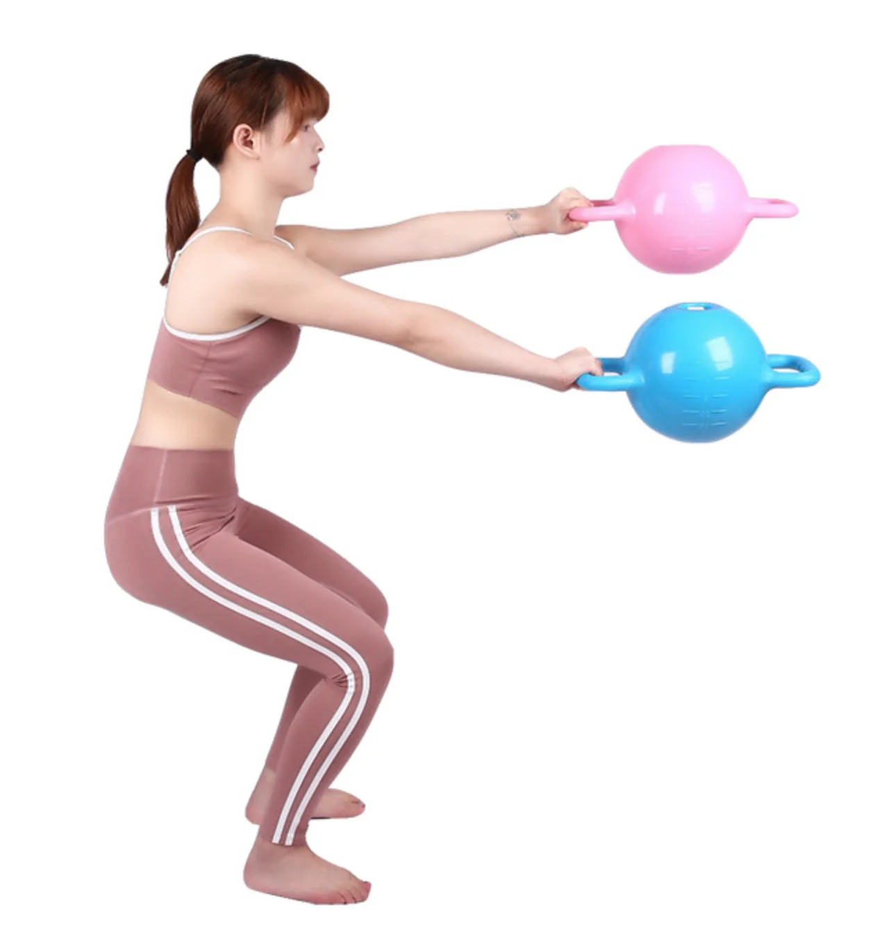 
Exercise Fitness Yoga Training Weight Water Double Ear Kettle Bell 