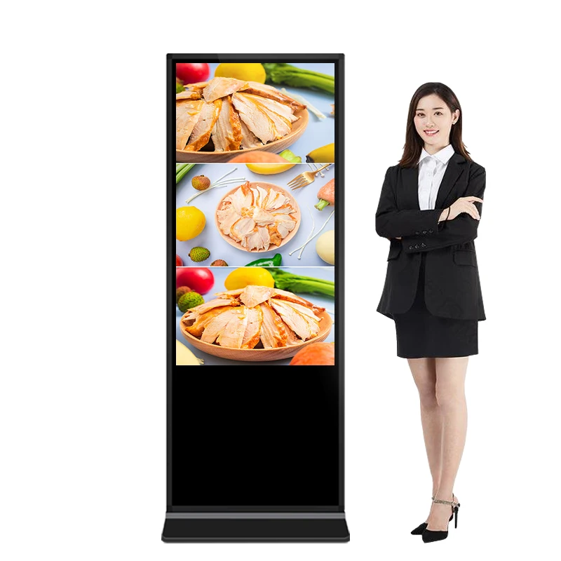 Напольная подставка Digital Signage и дисплеи Android WIFI IPS сенсорный экран киоск Крытый FHD LCD Smart рекламный дисплей плееры