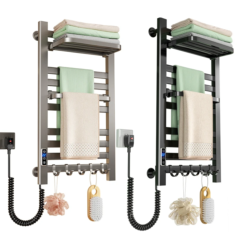 CE Certificated Wall Mounted Clothes Radiator Aluminum Modern Heated Electric Heating Heat Towel Rack Towel Dryer