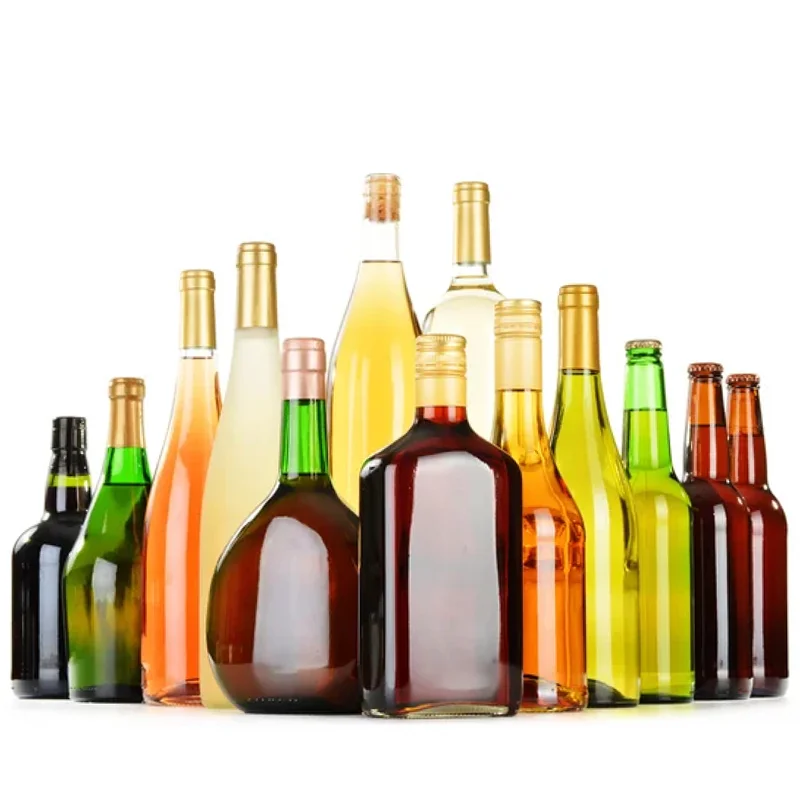 200ml 375Ml 500Ml 750Ml Clear Empty Vodka Liquor Gin Rum Tequila Whisky Brandy Spirit Glass Bottle With Cork