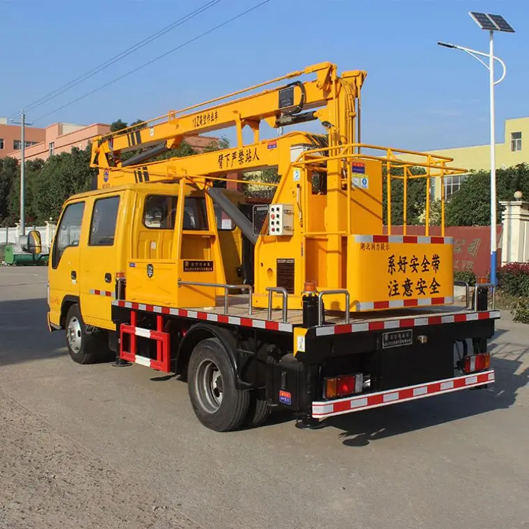 Hot Seller ISUZU Articulating Telescopic Crane Truck LHD RHD Aerial Manlift Bucket for Sale