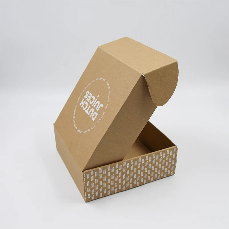 Recycled Kraft Paper Box Wholesales Corrugated Packaging Boxes Custom Craft Gift Brown Plant Shipping Box