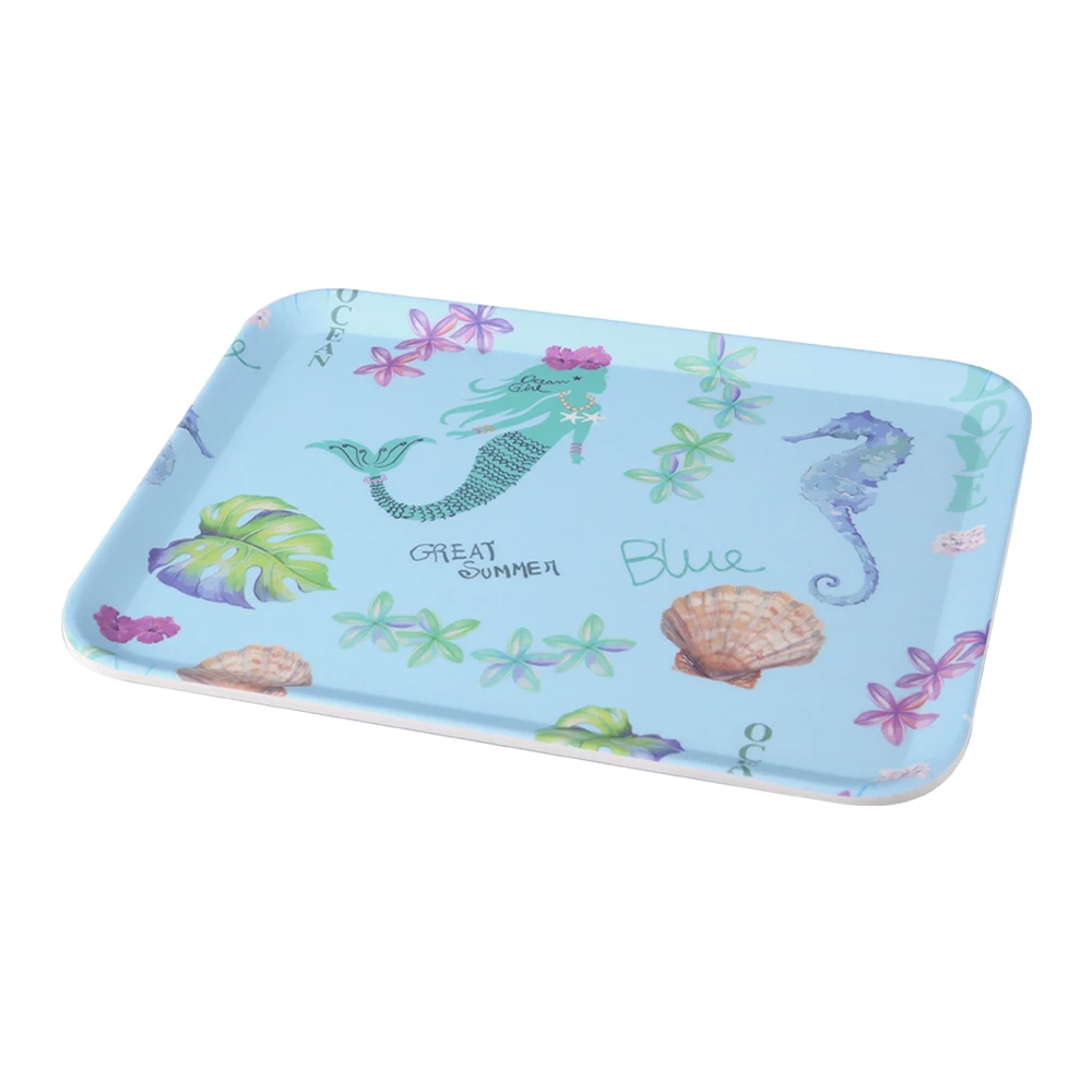 RPET tray set wholesale plant BPA free Melamine Free serving tray set for food