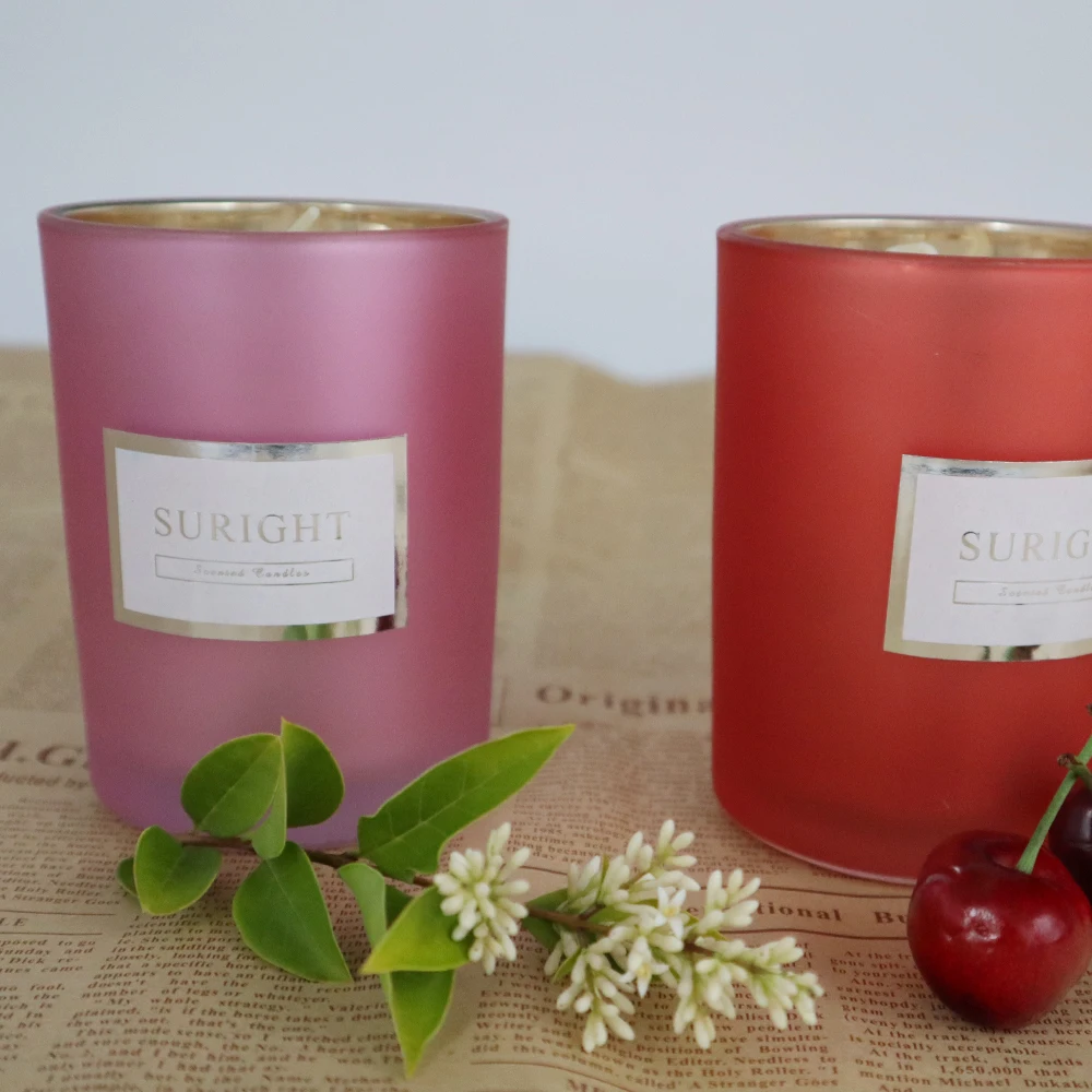Wholesale New Design Popular Luxury Soy Wax Private Label Custom Scented Glass Jars Vegan Candles For Home