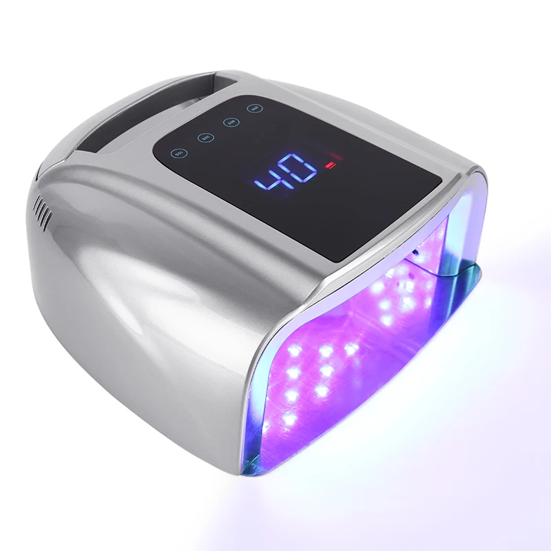 2022 High Power 96W Two Hand Gel Led Nail Lamp Cordless Pro Cure  Dryer Fast UV Led Nail Lamp