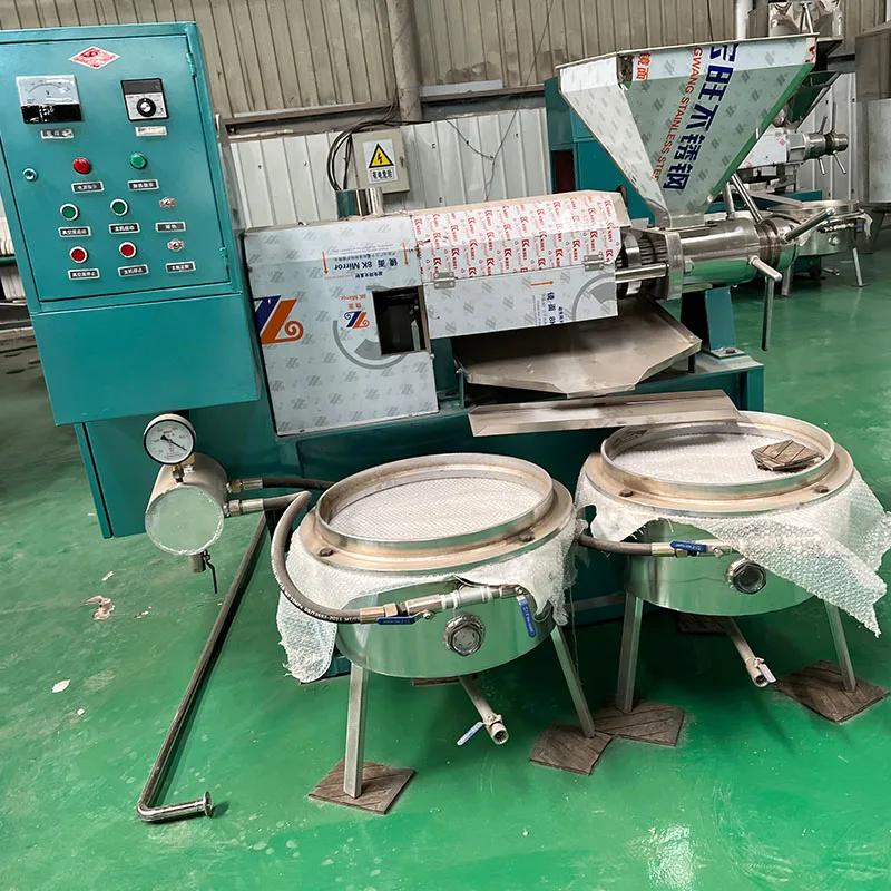 Automatic professional factory price peanut essential oil screw cold oil press machine production line