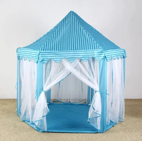 Wholesale Portable Children Tent House Girls Play Tent Fairy Princess Castle Pop Up Pink Kids Play Tent
