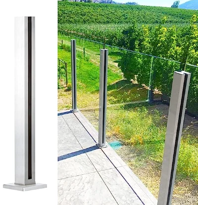 YL factory direct sale tempered glass balustrade railing fence for outdoor