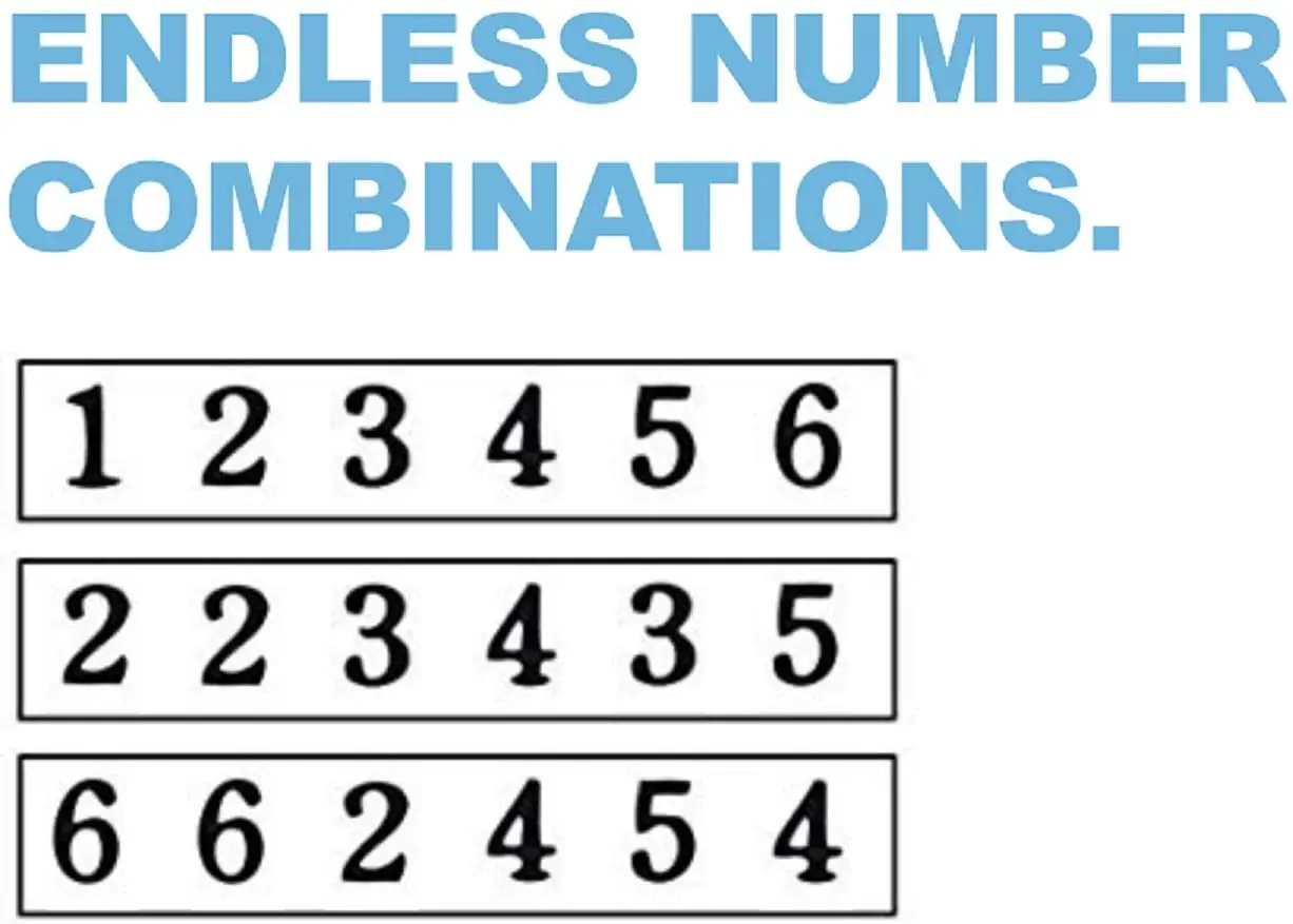 Hot selling self inking pocket stamp automatic date stamp wholesale letter stamp With Black Ink 6-Digits