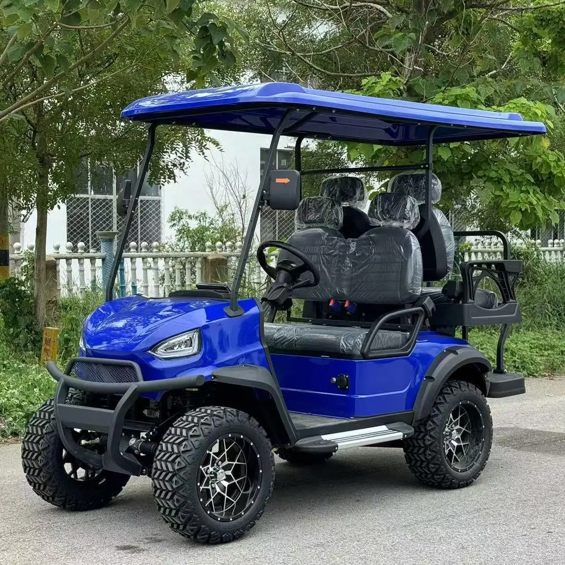 2024 New Style Jeep Golf Cart 4 Wheel Drive Custom Street Legal Electric Lifted Buggy Hunting Cart
