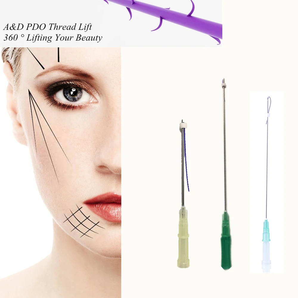 
Korea material pdo lift hilos tensores para el rostro Mono 29G38mm thread for skin filling 