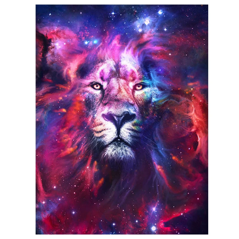 Diamond Painting Full Round Square Lion Pictures Of Rhinestones Diamond Embroidery Sale Animal Mosaic Handmade Gift