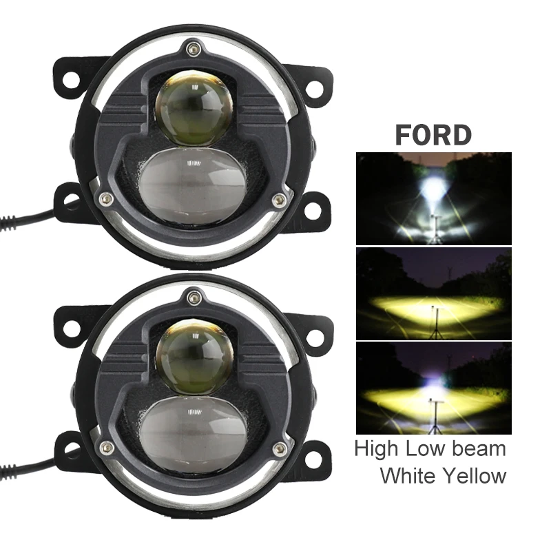 Super Bright Car SUV 1500m Car Led Fog Lamp for Ford F150 40W Off Road Truck Mini 3' Inch 4x4 Led Fog Driving Lights