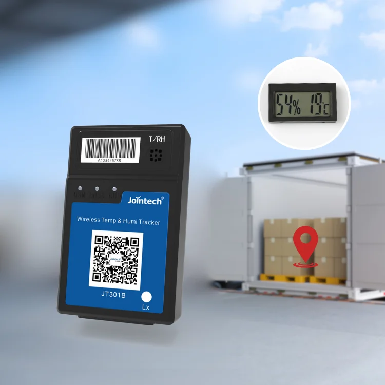 container trailer logistic temperature humidity monitoring GPS tracker