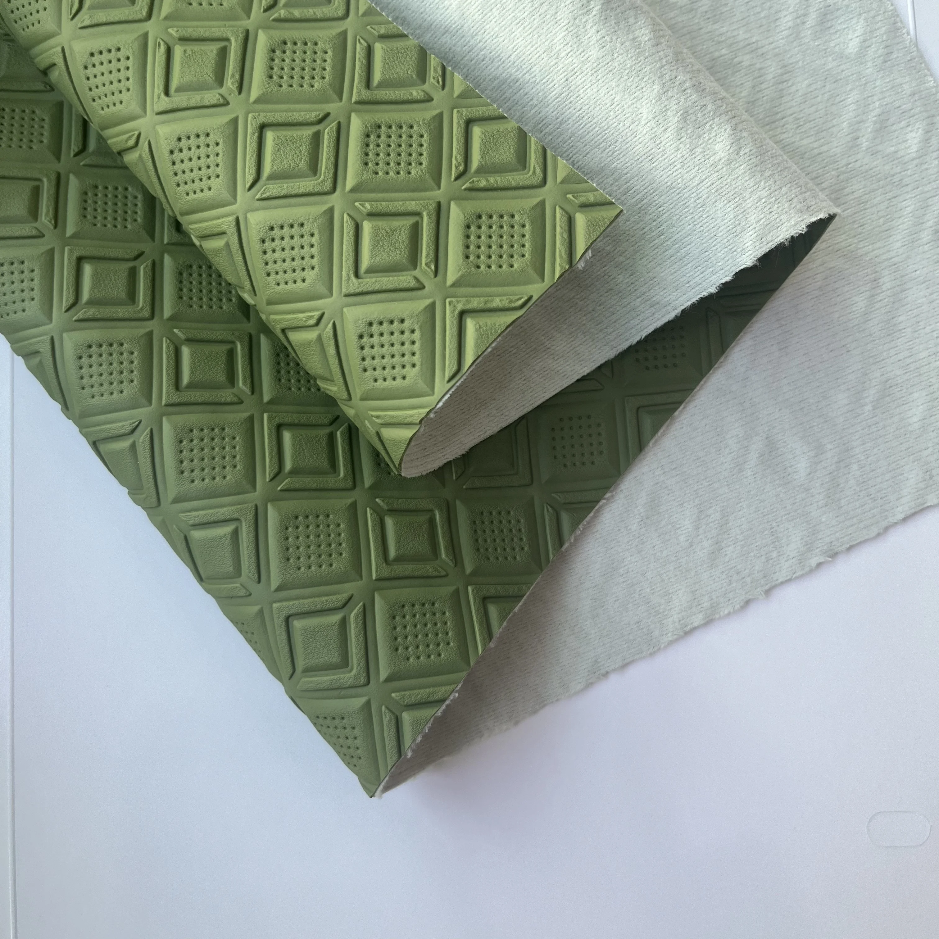 PVC Artificial Leather New Arrival Customized Design Backing Quality Fabric for Bags Sofa Furniture Bed Car Seat Cover Decorate