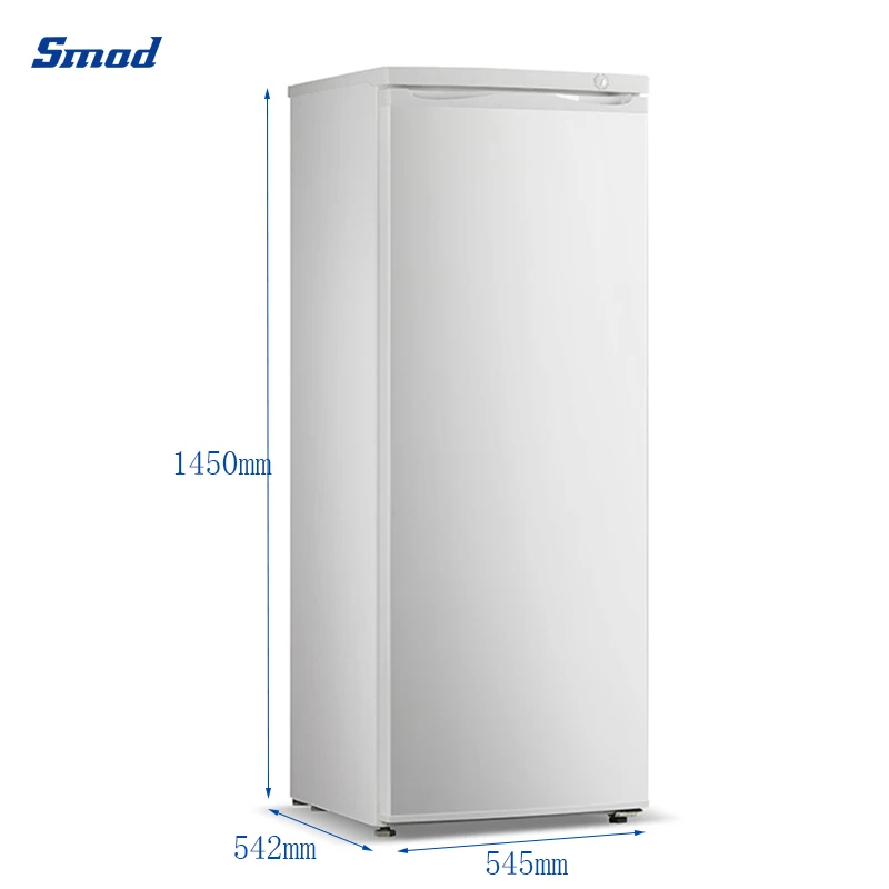 216L Single Door Upright Freezer Vertical Deep Freezers for Home