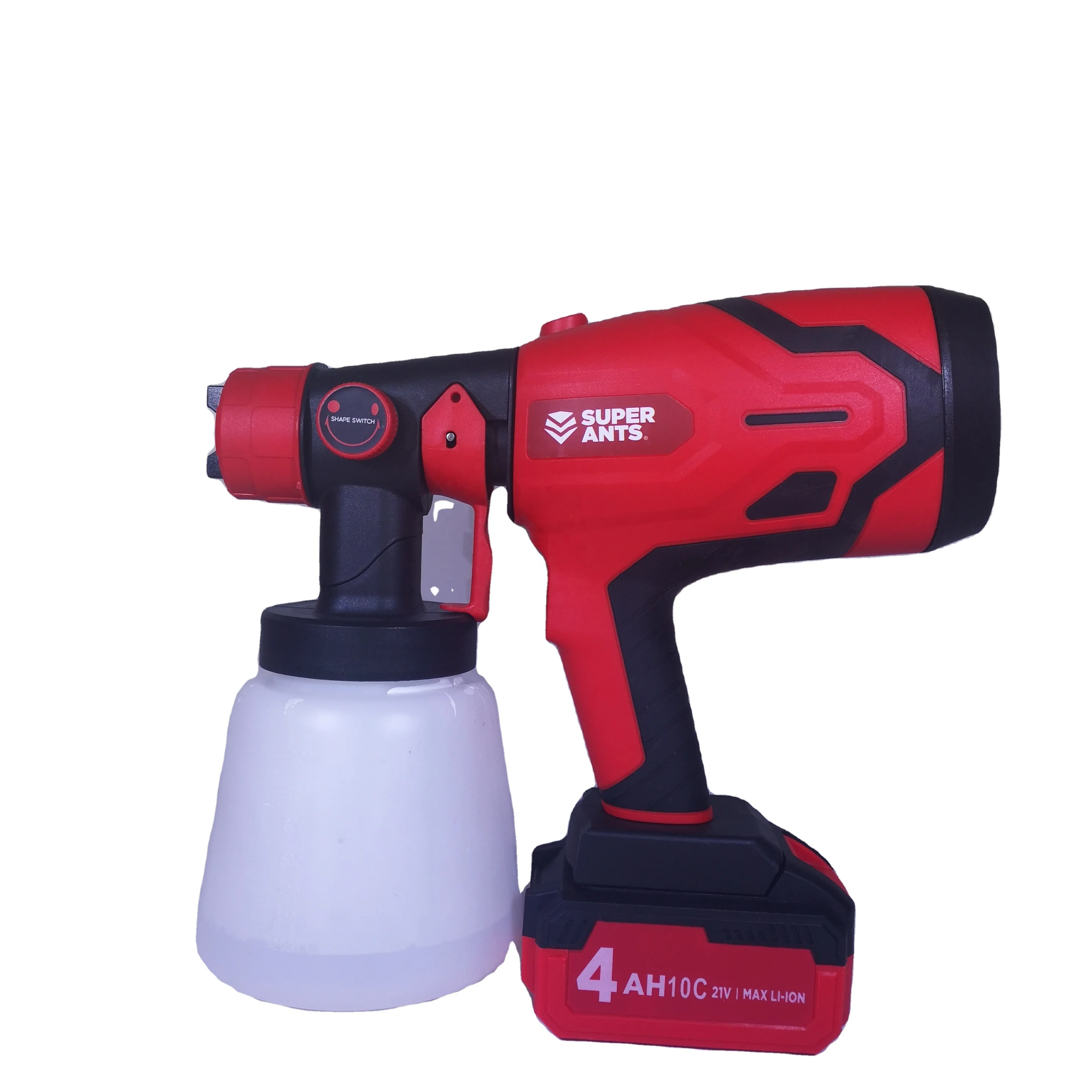 Super Ants 2024 Airless Paint Sprayer Electric Lithium Battery Powered 800ml Cup Volume New Spray Gun for Painting