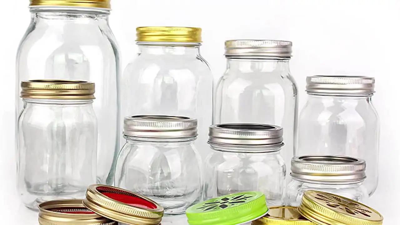 Wholesale food storage jam sauce honey canning jars container wide mouth mason jars 8 oz 16 oz with metal lids