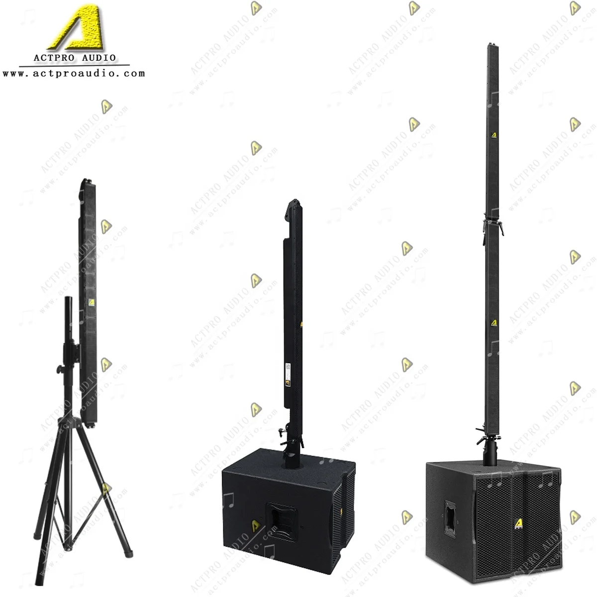 Professional Audio, Video ACTPRO KR402 Portable System Column Speaker Powered Column Speaker DJ System