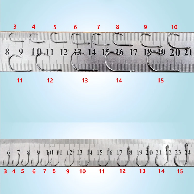 River Lake carbon steel barbed fishing hooks customized river lake 100 pcs fish Barbed Hook hooks box