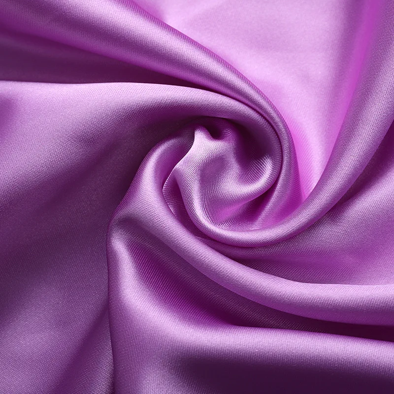 Wholesale 100% Polyester Fabrics Customized  Imitation Acetate Satin Fabrics Thick Satin Fabrics For Dress