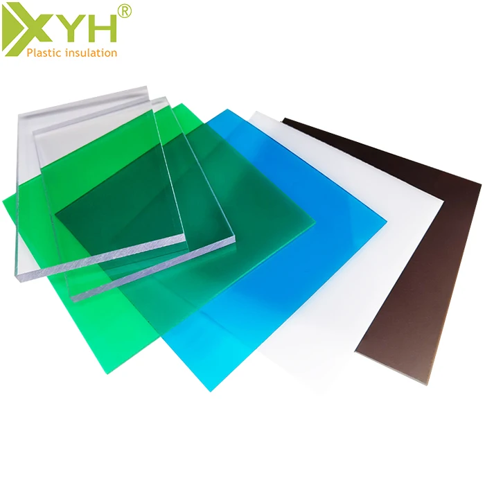 Factory Direct Color Custom Sunshine Board High Temperature Resistant Transparent Polycarbonate PC Sheet