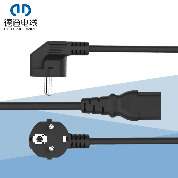 New Product Three Insert Home Appliances Lamps Lighting Vde Power Cord Pvc Extention Cable