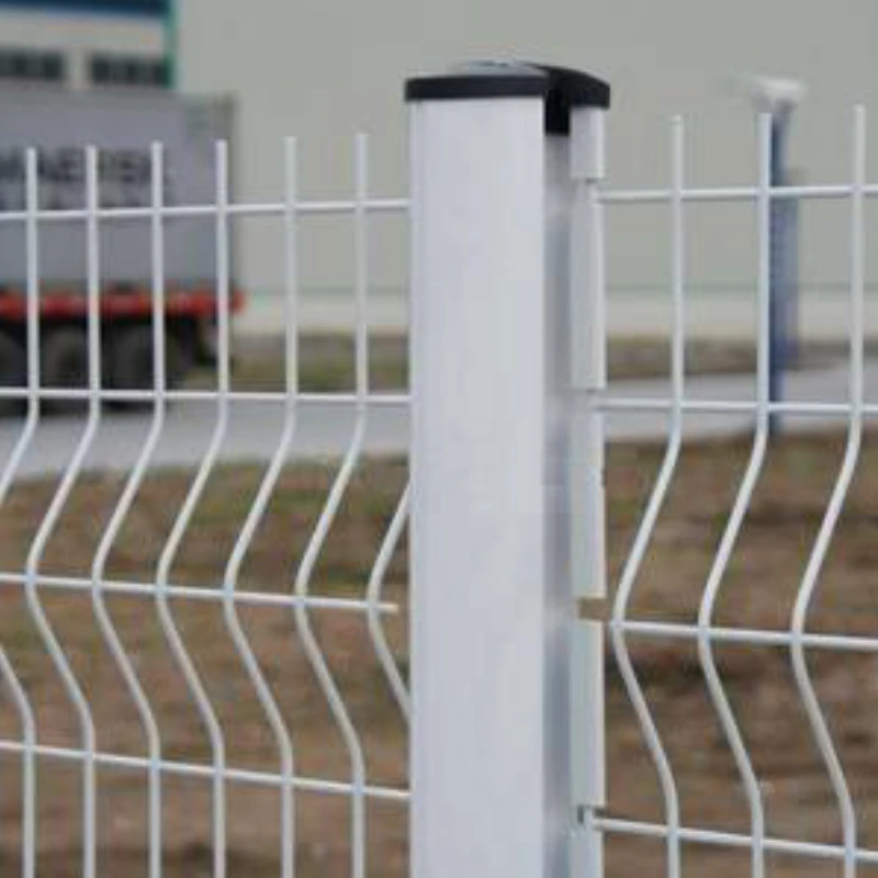 Powder Coated Welded Wire Mesh  Triangle Bending Guardrail Fence