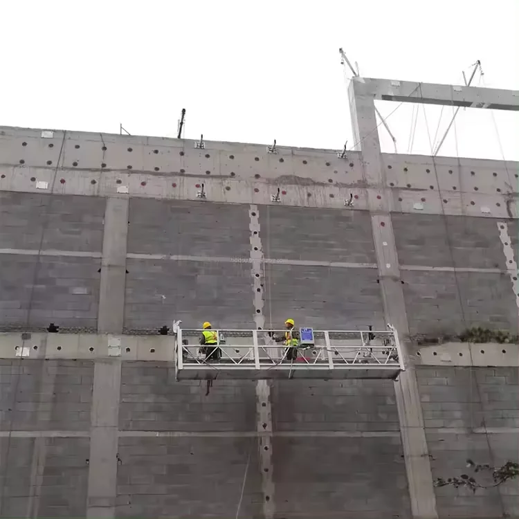 High Quality Suspended Working Platform Electric Hanging Basket Construction Work Platform Lift