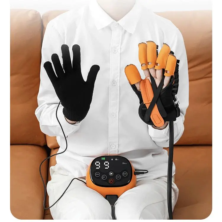 Rehabilitation Robot Finger Training Massage Gloves Stroke Hemiplegia Recover