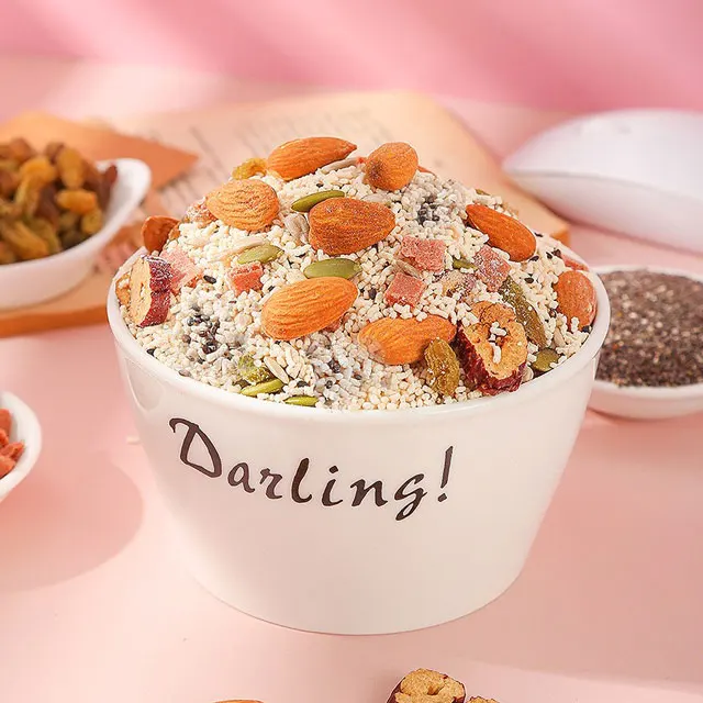 High quality health food factory wholesale customized nutritional breakfast Qiya seed nut lotus root powder