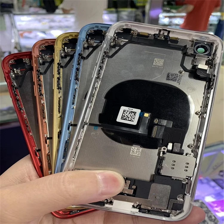Новейшие запасные части для корпуса iPhone xr задняя крышка батарейного отсека заднее стекло