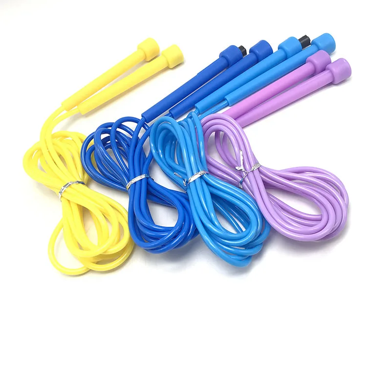 Spot goods wholesale length adjustable custom weighted speed sport PVC jump rope