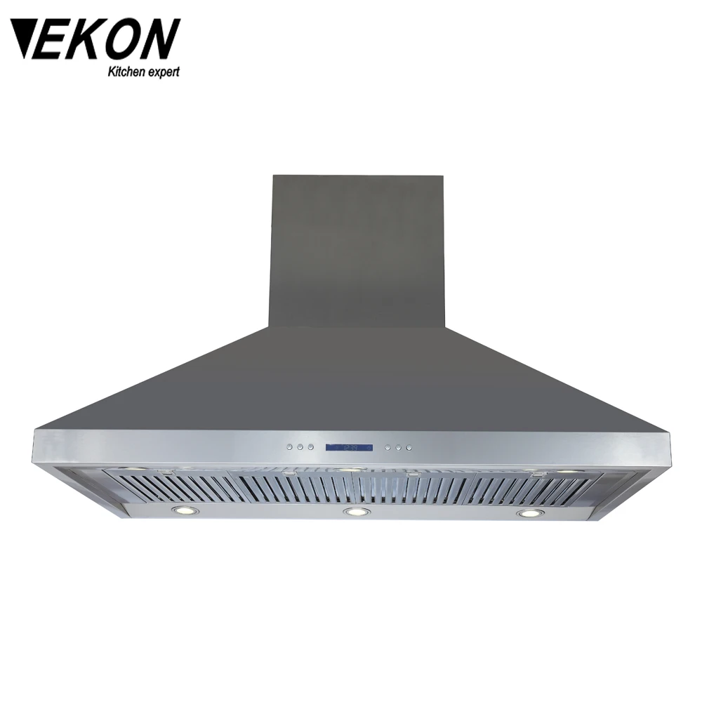 SAA CE GS Approved 120cm Wall Mount Customized Made Stainless Steel Commercial BBQ Range Hood