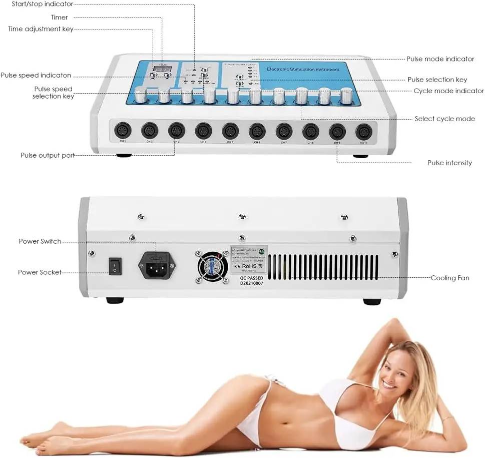 2023 Electronic Muscle Stimulation EMS Muscle Stimulator For Sale Weight Loss Vibration Weight Loss Machine Cellulite