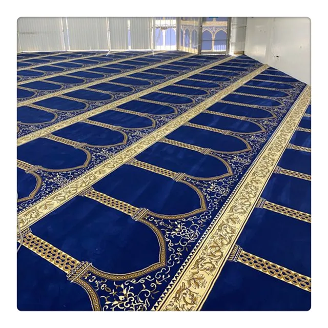 Islamic Mosque Carpet, Prayer Carpet Rug, Masjid Muslim Carpet customized hotel carpet
