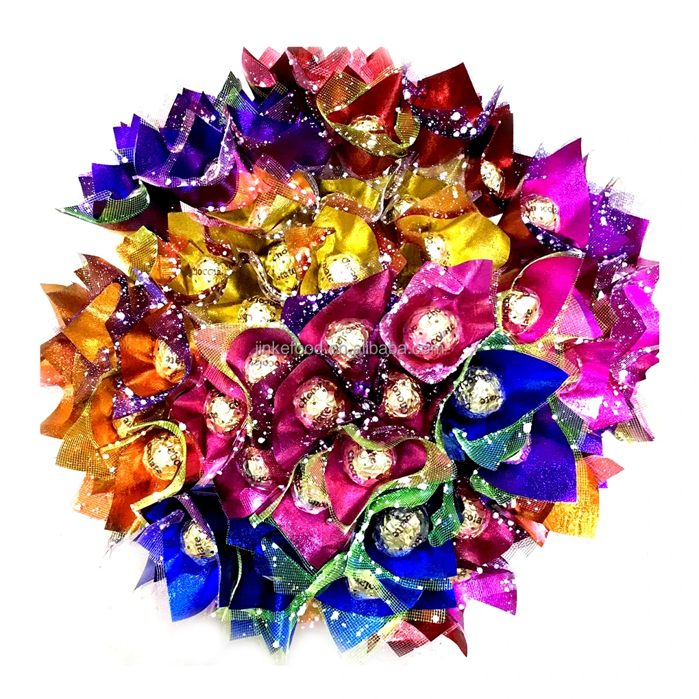  Оптовая продажа с завода разноцветная коробка для розы шоколада