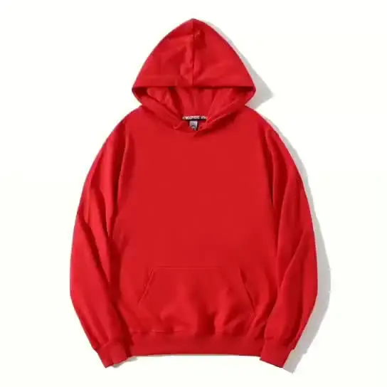 Custom Letter Hoodies Men Thick 360 Gsm Solid Color Basic Sweatshirts Multi Color Hoodie