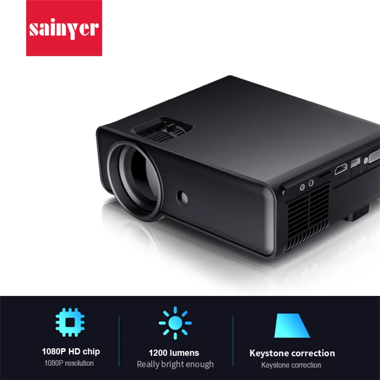 Популярный проектор для телефона с завода OEM ODM оригинальный 720p Full HD 4K светодиодный ЖК мини видео кино портативный