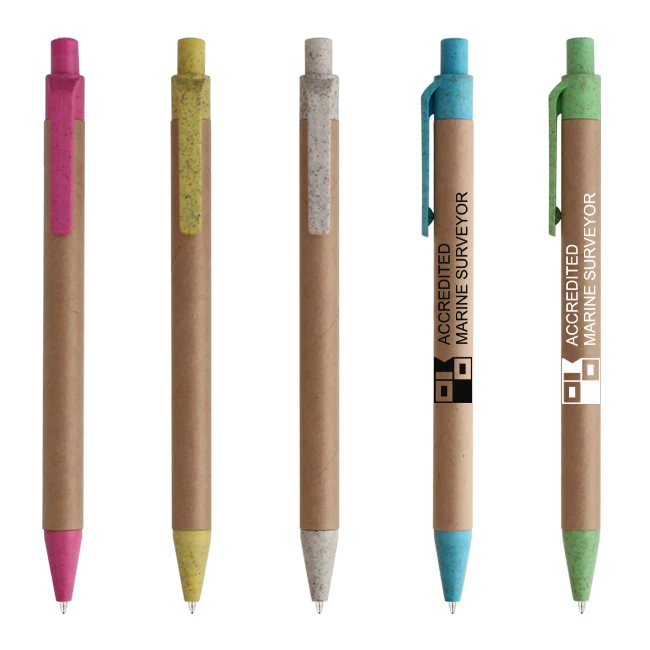 Guanghua eco friendly ballpoint pen eco friendly paper ballpoint pen