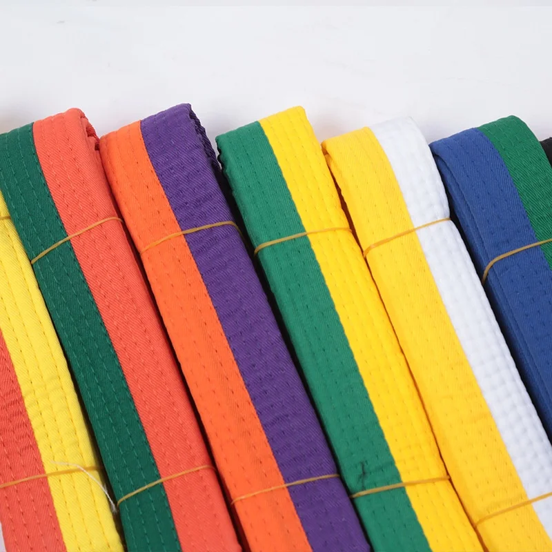 TaeKwondo Color Belt quteng martial arts belts taekwondo bjj karate belts and the costume for kids and adult