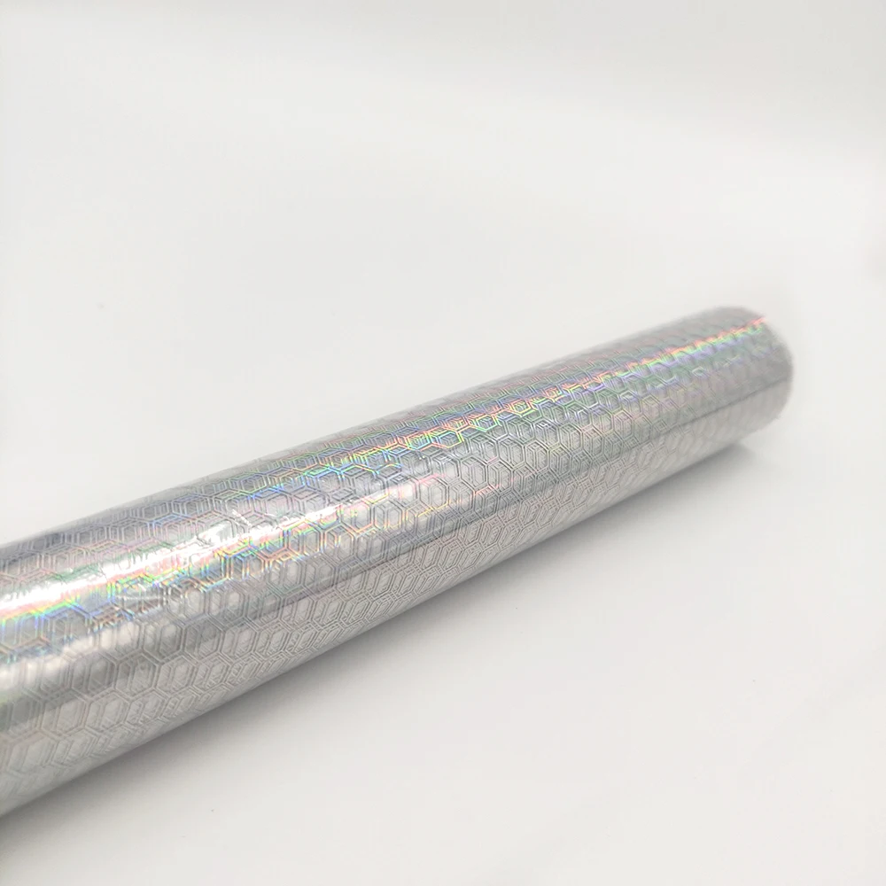 Manufacturer Laser Printed Metallized PET Thermal Holographic Decorative Plastic Packaging Film